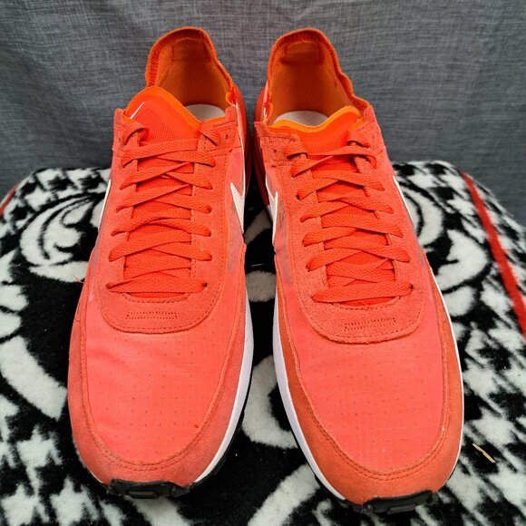 %Nike Men\'s Waffle One Size 11.5 Crimson Habanero White DD8014-601 A 15 main image 4